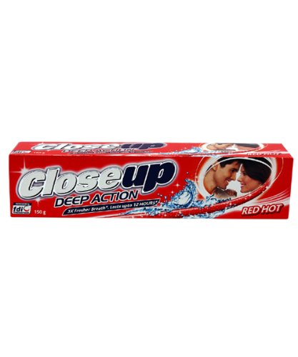 Close Toothpaste Ever Fresh Red Hot gel 2/150g - 1Units