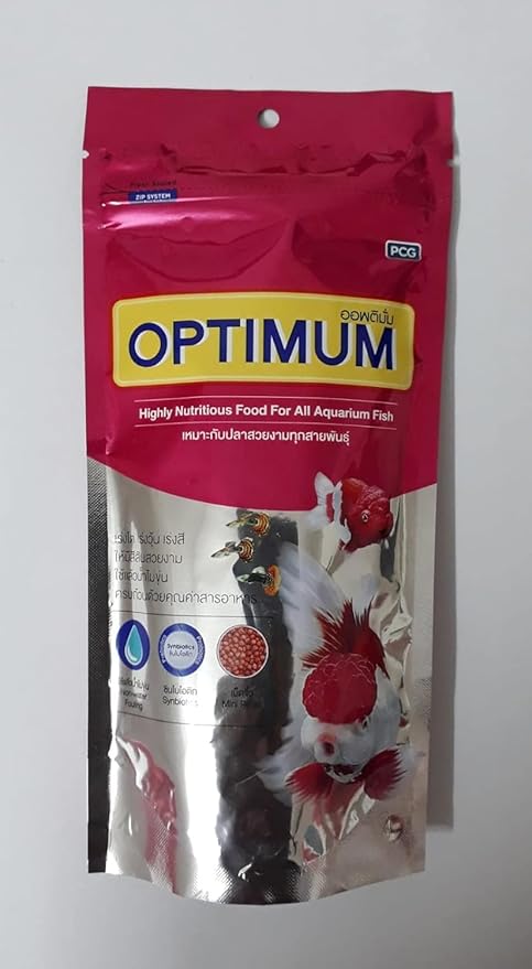 Optimum Pellet Fish Food 100 G Highly Nutritious Food for All Aquarium Fish,All Life Stages