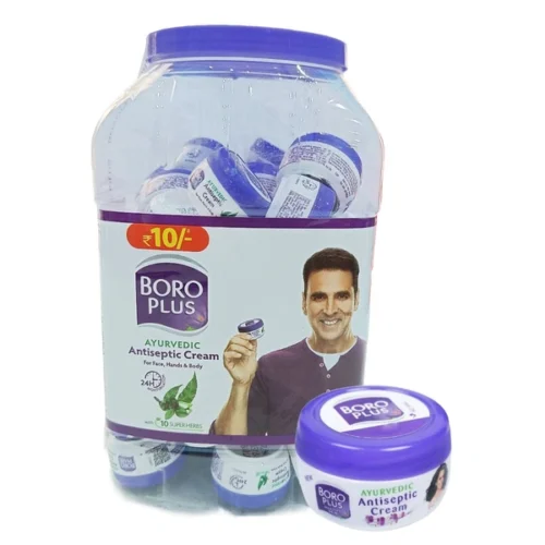 Boro Plus Ayurvedic Antiseptic Cream - ₹10 × 48N Jar Pack