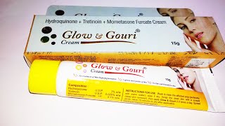Glow & Gouri 15g Glow & gouri .Hydroquinone Tretinoin Mometasone Furoate Cream for external use only